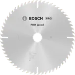 Hoja de sierra circular para madera Bosch PRO de 254 mm para cortes finos.