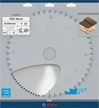 Hoja de sierra circular para madera Bosch PRO de 305 mm para un corte preciso de la madera.