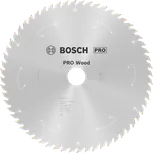 Hoja de sierra circular inalámbrica Bosch PRO Wood de 254 mm T60.