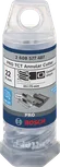 Fresa anular Bosch PRO Metal TCT de 22x35x75 mm en su embalaje.