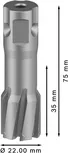 Fresa anular Bosch PRO Metal TCT de 22 x 35 x 75 mm.