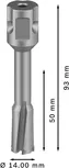 Fresa anular Bosch PRO Metal TCT de 14 x 50 x 93 mm.