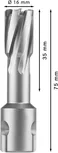 Fresa anular Bosch PRO Metal TCT de 16 mm de diámetro.