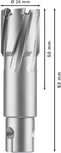 Fresa anular Bosch PRO Metal TCT de 26x50x93 mm.