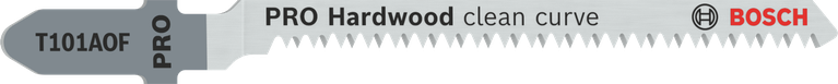 Hoja de sierra de calar Bosch PRO Hardwood Clean Curve T101AOF.
