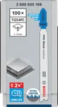 Paquete de 100 hojas de sierra de calar Bosch PRO Metal medianas T121AFC.