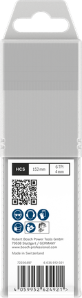 Juego de hojas de sierra de calar Bosch PRO Wood precise T344DP de 152 mm.