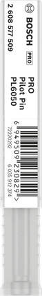Pasador piloto Bosch para fresa anular PRO Metal TCT de 6 x 106 mm.