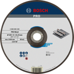 Disco abrasivo Bosch PRO con aglutinante metálico de 230 mm.