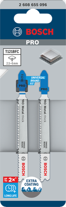 Hojas de sierra de calar Bosch PRO Metal Thick T121BFC 92 mm 2 uds.