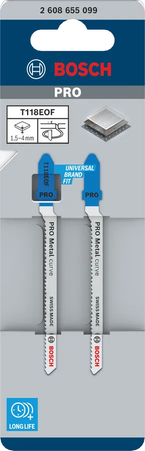 PRO Metal curve T118EOF