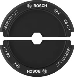 Matriz de crimpeado Bosch PRO E6 CU 6 mm² para cobre.