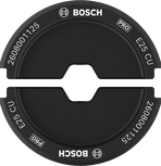 Matriz de crimpeado Bosch PRO E25 CU 25 mm² para cobre.