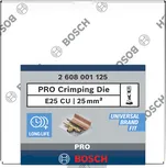 Matriz de crimpado Bosch PRO de 25 mm² de cobre.
