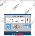 Matriz de punzonado Bosch PRO M32 para acero inoxidable.