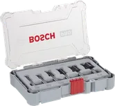 Juego de 6 fresas rectas para router Bosch PRO con vástago de 1/4″.