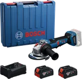 Kit de amoladora angular inalámbrica Bosch GWS18V-11PS.