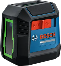 Herramienta niveladora láser Bosch GLL2XG con autonivelación.