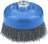 Cepillo de copa Bosch Metal Clean de 100 mm para amoladoras angulares.