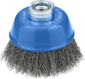 Cepillo de copa Bosch Metal Clean de 75 mm para amoladoras angulares.
