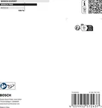 Almohadilla de lijado Bosch PRO mediana de 125 mm con 8 agujeros.