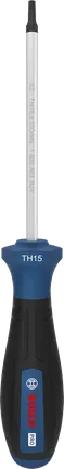 Destornillador Bosch PRO TH15 x 100 mm con mango ergonómico.