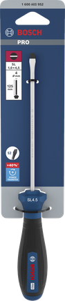 Destornillador Bosch PRO SL 1,0 x 4,5 x 125 mm.
