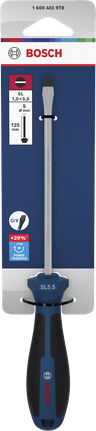 Destornillador Bosch SL 1,0 x 5,5 mm con mango ergonómico.