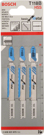Bosch T118B tikksae terad 3 tk pakis.