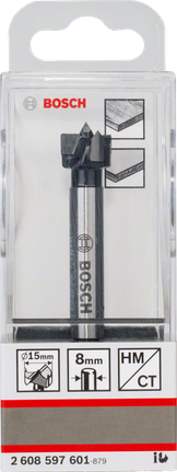 Bosch 15 mm Forstneri puuritera täpseks puidupuurimiseks.