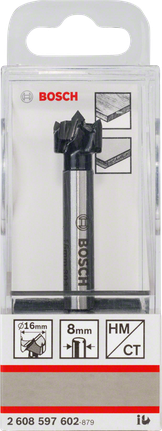Bosch 16 mm karbiidkattega metsafrees puidule.