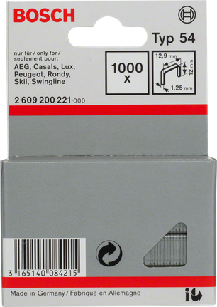 Bosch Typ 54 12,9 mm klambrid.