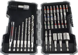 Bosch 43-osaline X-Line puuride ja kruvikeerajate komplekt.