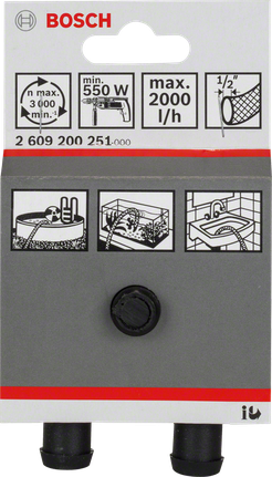 Bosch veepumba kinnitus 1/2″.
