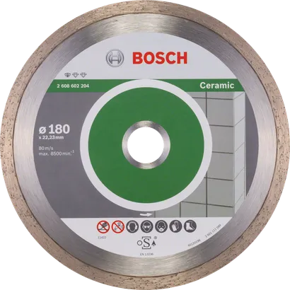 Bosch standardne keraamiline teemantlõikeketas 180 mm.