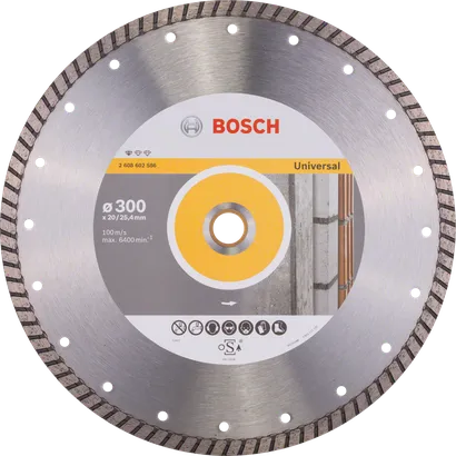 Bosch standard universaalsele Turbo teemantlõikeketasele 300 mm.