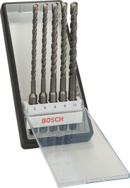 Bosch Robust Line SDS plus-5 haamripuuriterade komplekt, 5-osaline.