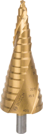 Bosch HSS-TiN astmeline puuritera M10-M40 aukude jaoks.