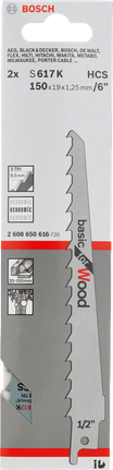 Bosch S 617 K edasi-tagasi saeleht 6″.