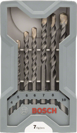 Bosch 7-osaline puuriterade komplekt.