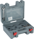 Bosch 3-osaline teemantlõikurite komplekt DrySpeed ​​Best for Ceramic kohvris.