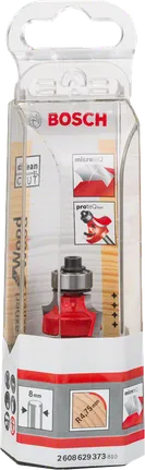 Bosch puidu ümardusotsak 8 mm R4,75 mm.
