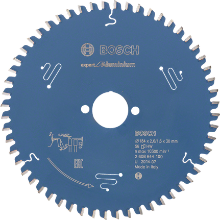 Bosch ringsaeleht Expert alumiiniumile, 56 hammast.