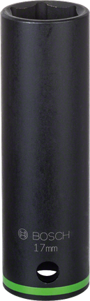 Bosch 17 mm padrunvõti 1/2-tollise välise nelinurga jaoks.
