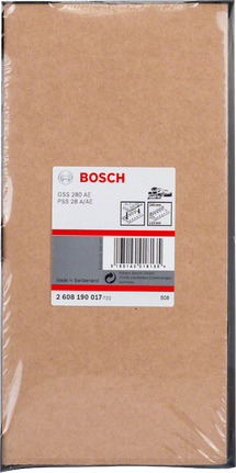 Bosch auguraua tarvikute pakend.