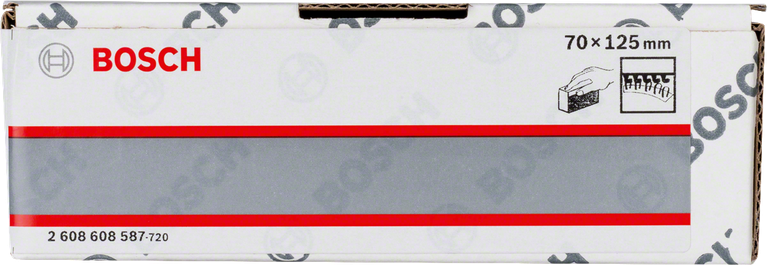 Bosch käsitsi lihvimisklots 70×125 mm.