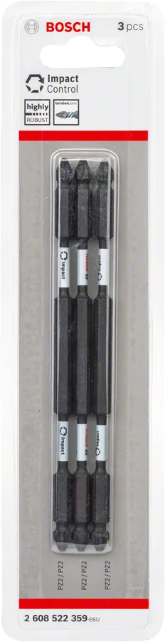 Bosch Impact Control kruvikeerajaotsad, 3-osaline pakk.
