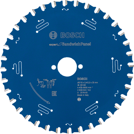 Bosch Expert sandwich-paneelide ringsae tera 210 mm.