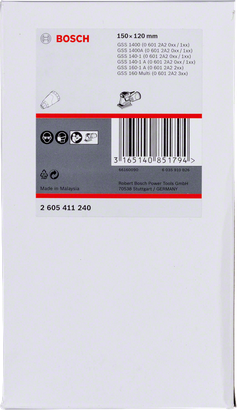 Bosch tolmukast koos filtriga must.