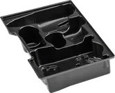 Bosch GSR 12V-15 tööriistade hoiustamise sisetükk.